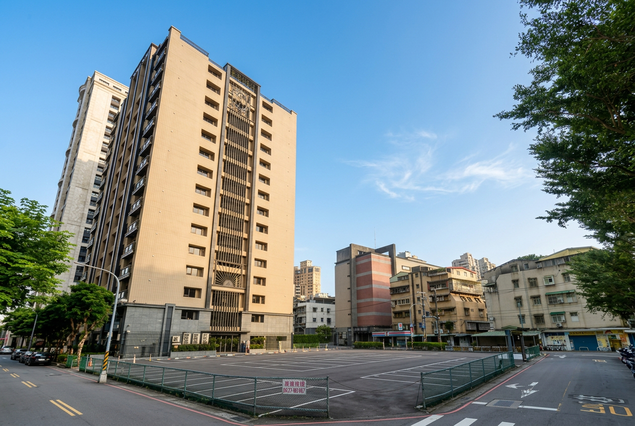 七張舊市區靜巷住宅區街景，新舊交融的居住樣貌