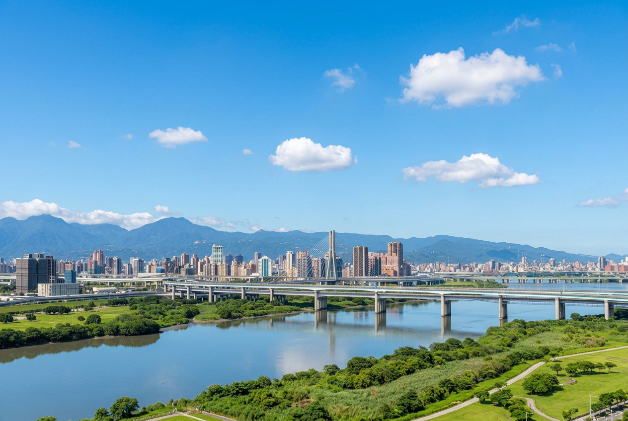 江子翠河景