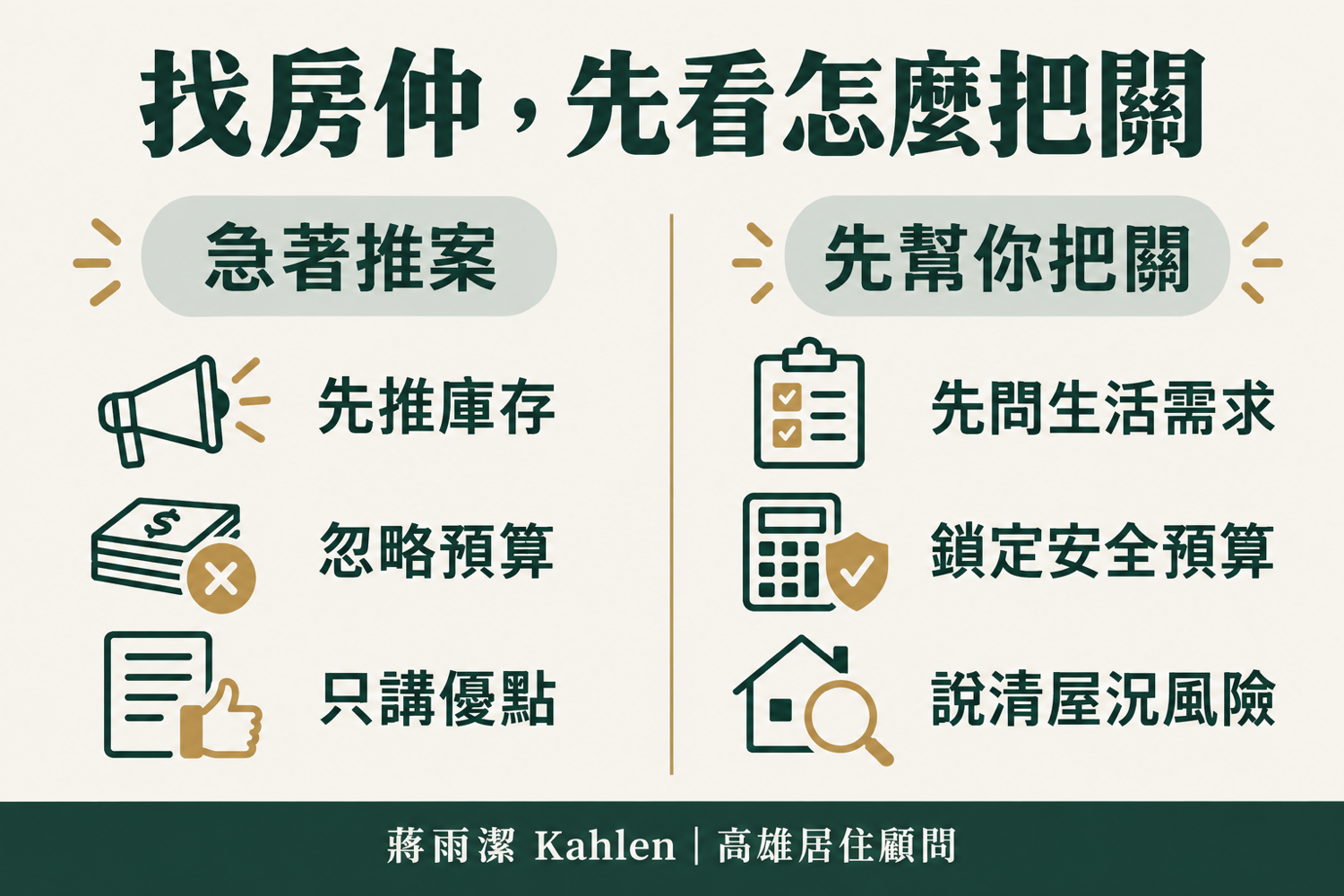 左營房仲推薦怎麼挑?先看他是急著推案,還是先幫你把關風險與生活