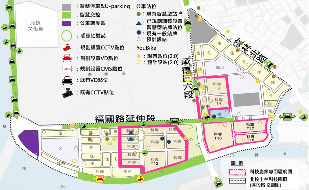 北士科的周邊交通