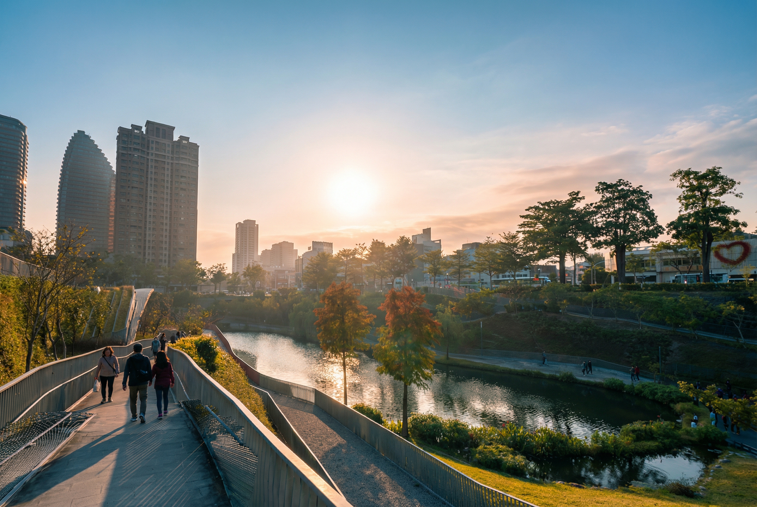 台中西屯秋紅谷