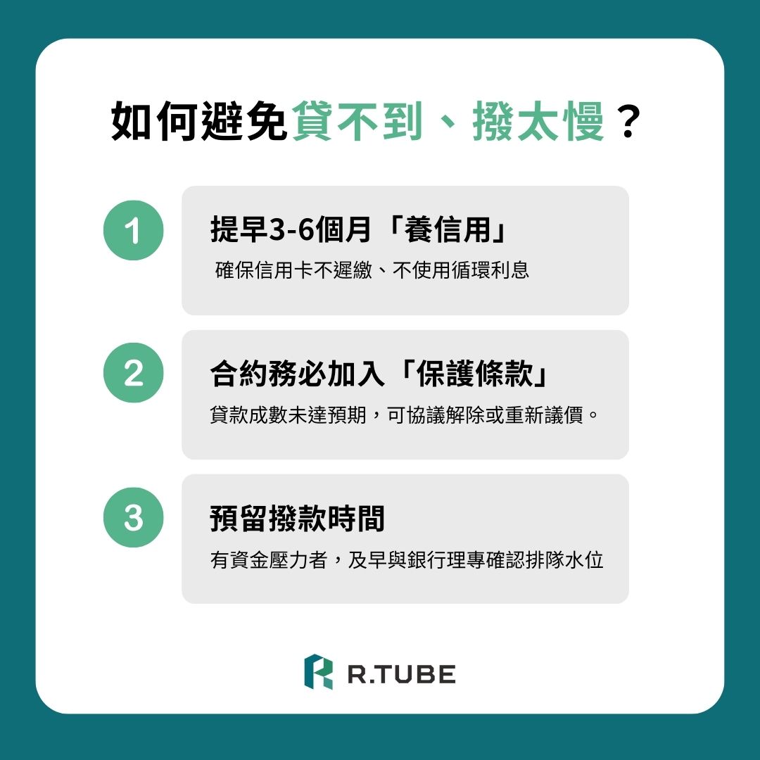 後限貸時代：如何避免貸款貸不到、撥款太慢的窘境？