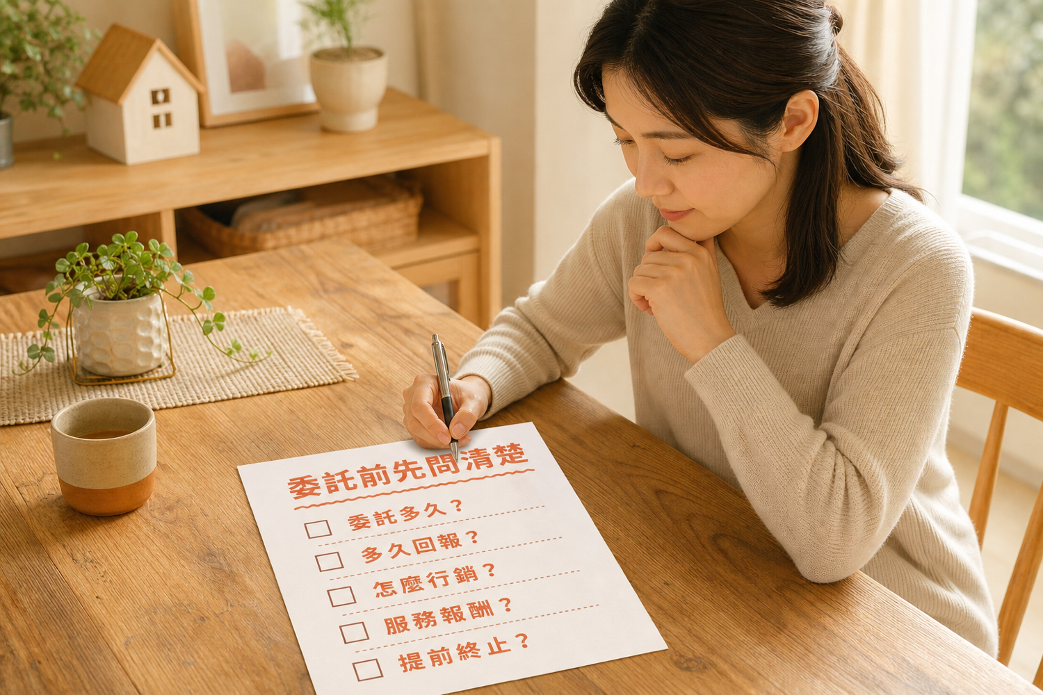 屋主委託前問題清單