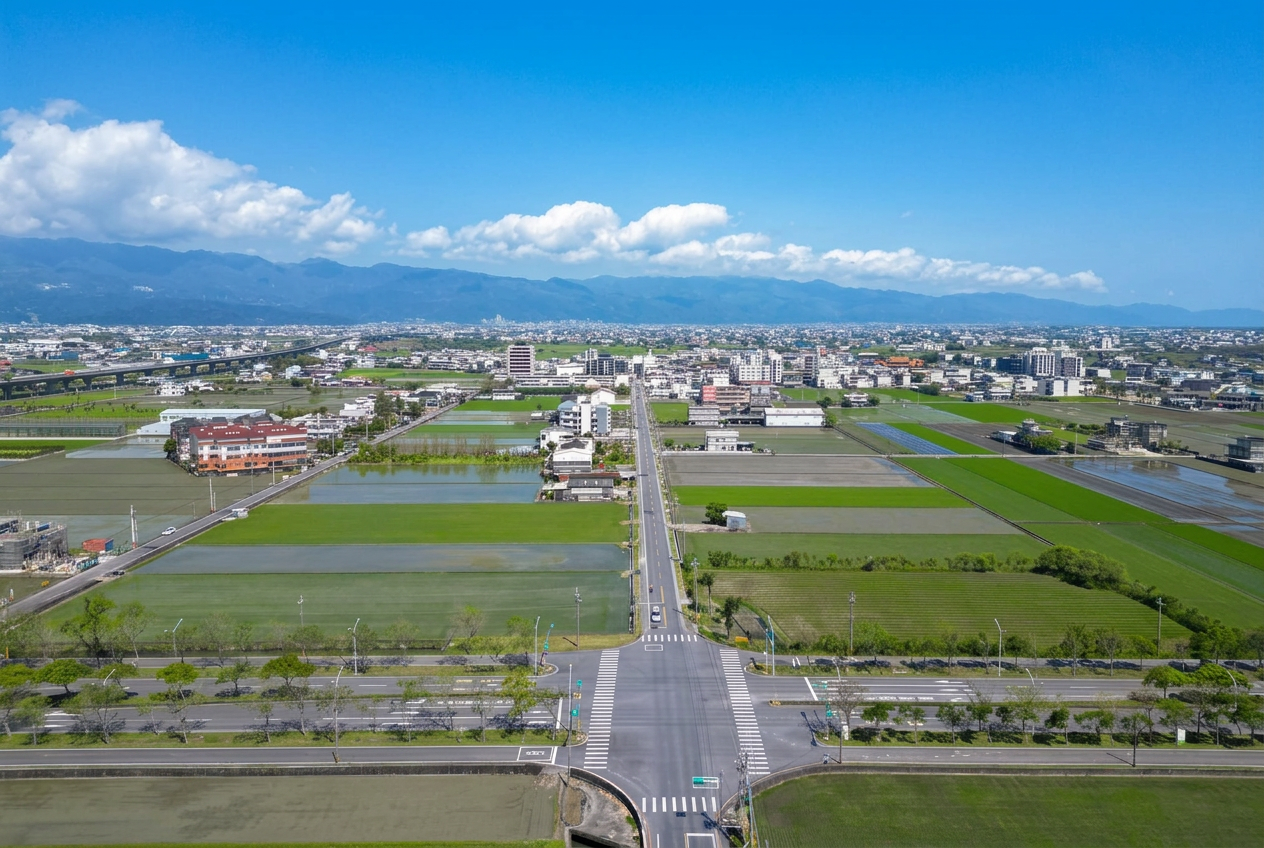 壯圍都市計畫內雙面臨路大面寬農地