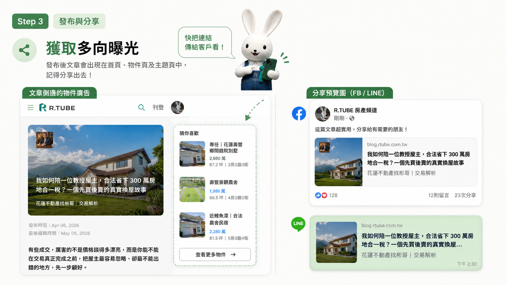 在R.TUBE發表文章：內容帶物件，把專業變成會被搜尋到的信任