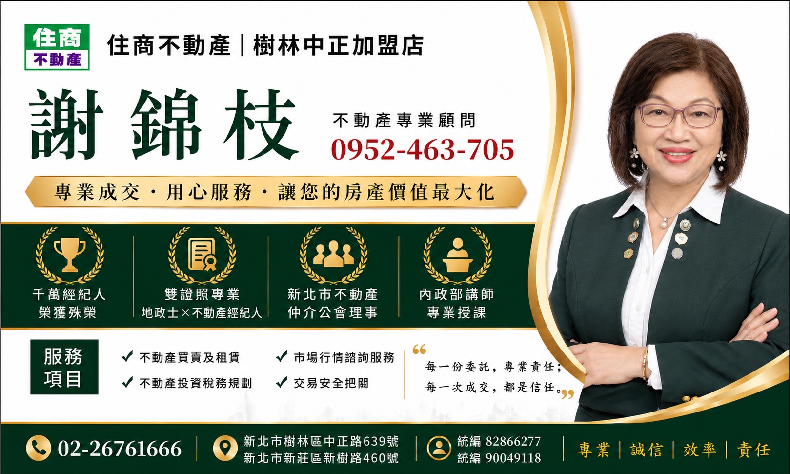 謝錦枝|國考雙照:地政士及不動產經紀人