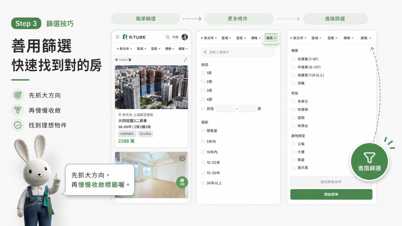 買方第一次找房:怎麼在R.TUBE快速找到符合需求的物件