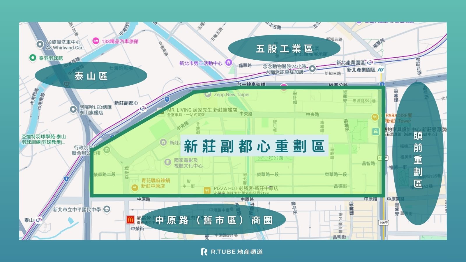 一、新莊副都心是什麼?為什麼被稱為副都心?