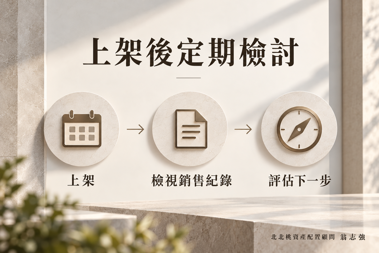 翁志強店長賣房上架後定期檢討(翁志強房仲|A7重劃區×北北桃資產配置)