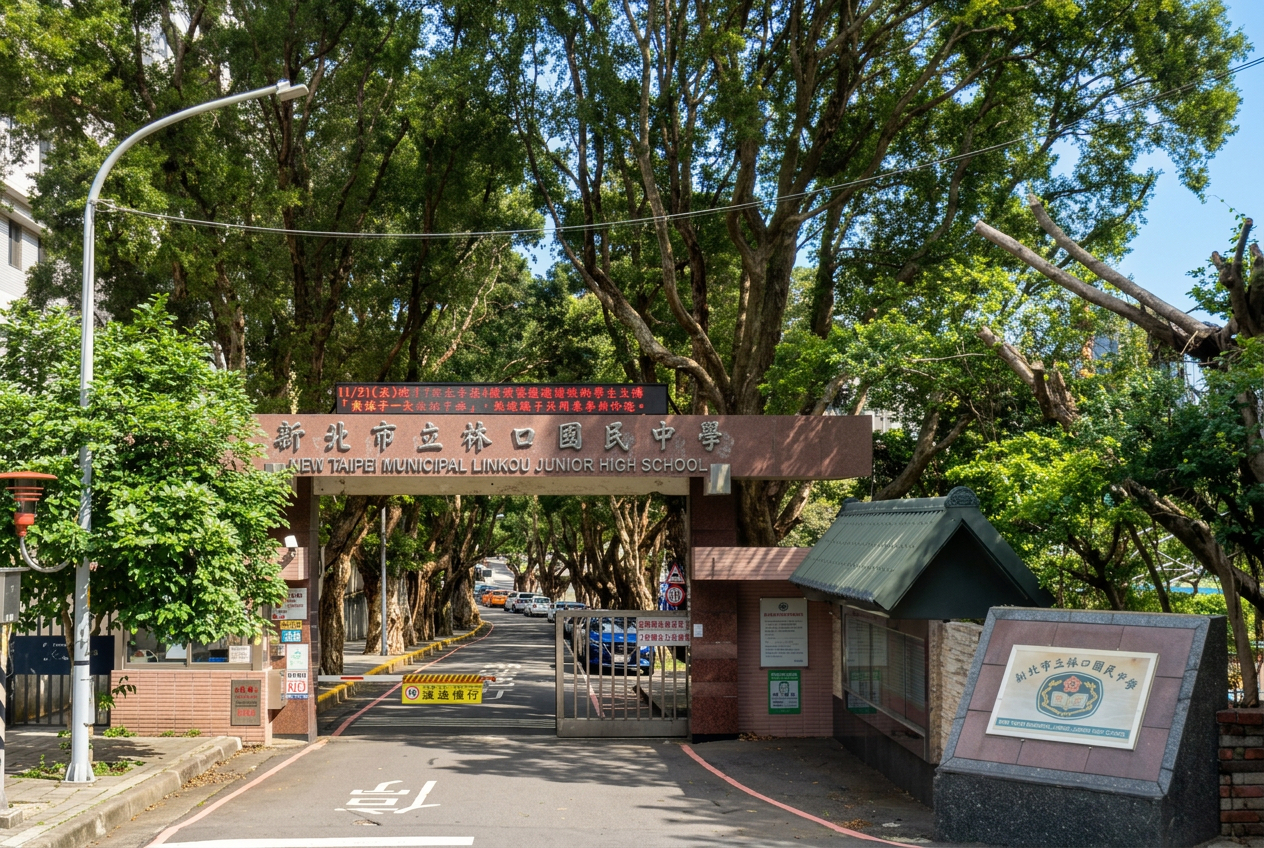 林口國中歷史超過 50 年；校地較小、環境略顯壓迫；升學競爭力有在提升