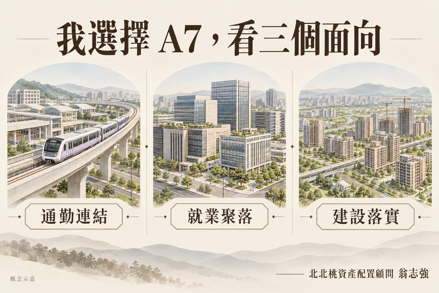 進駐A7的三項考量(翁志強|A7重劃區×北北桃資產配置)