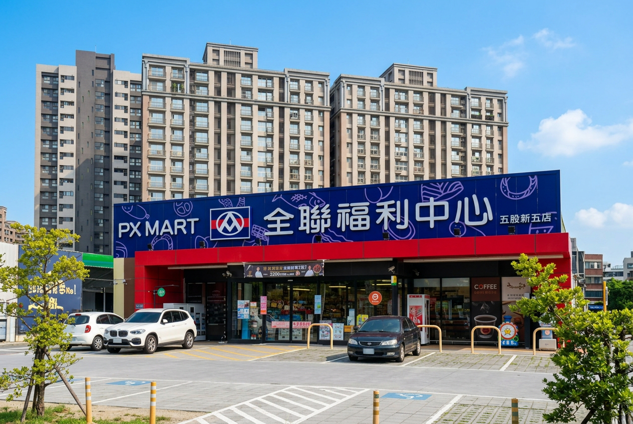 全聯福利中心五股新五店