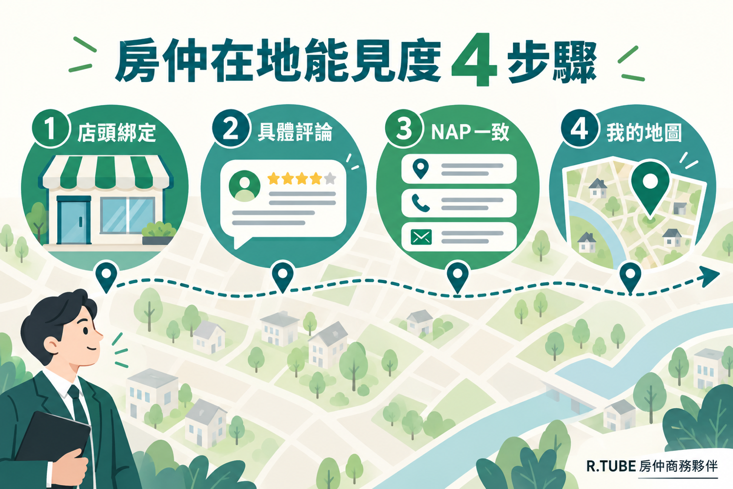 房仲在地能見度四步驟（R.TUBE地產頻道）