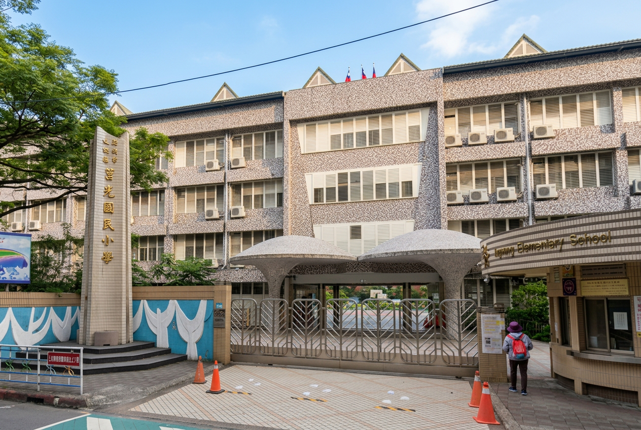 板橋區老牌明星學校莒光國小，是許多家長在此置產的核心誘因