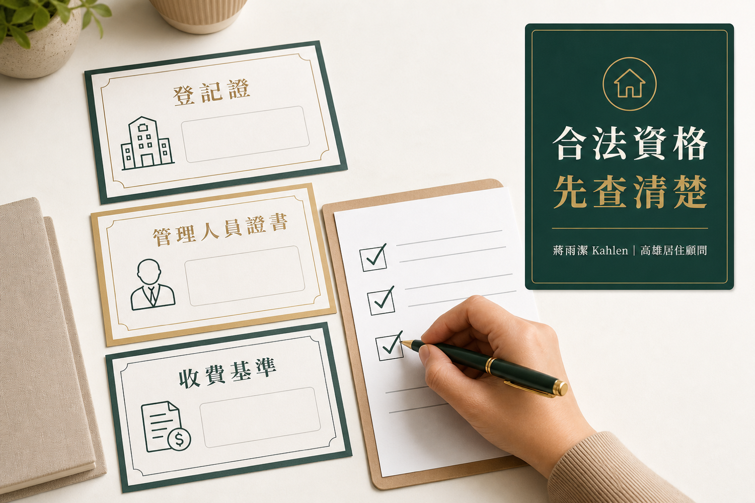 高雄屋主委託房屋代管前與業者確認契約內容